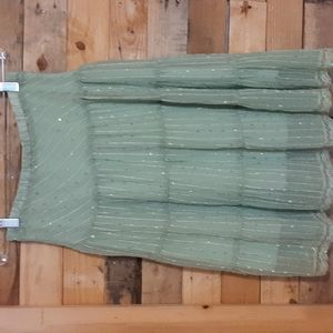 beau bois green skirt Size M